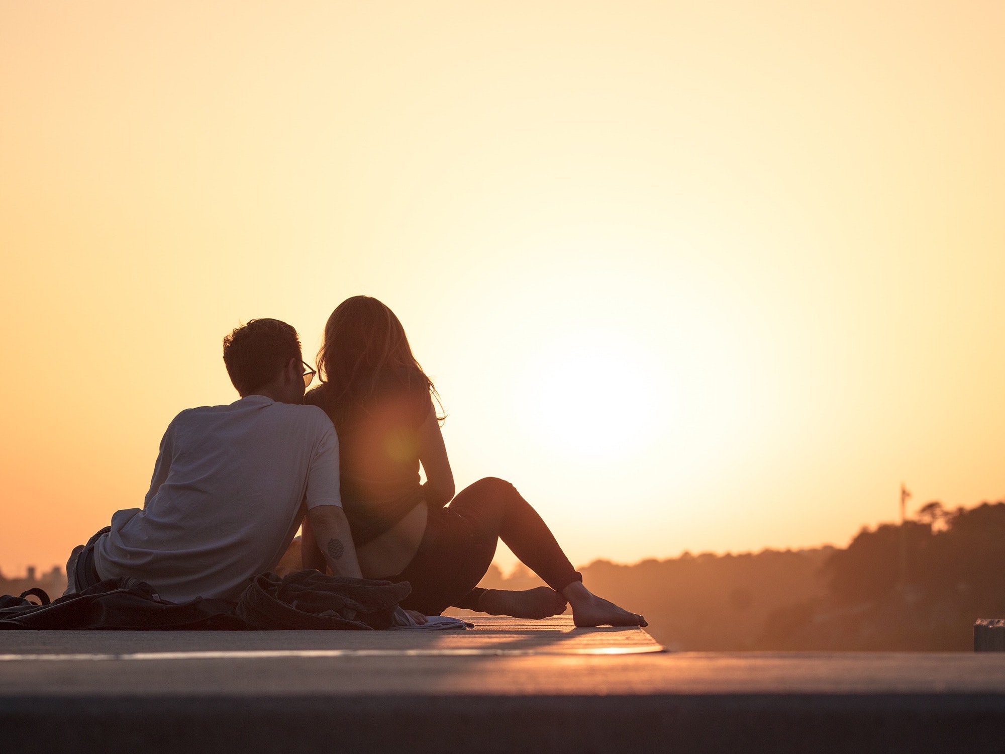 Couple with a new house